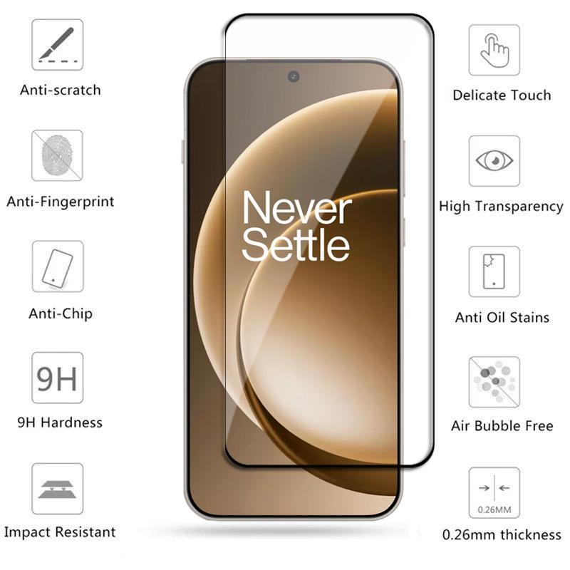 Для Oneplus 15 Без пыли Легкая установка Защитная пленка для экрана Для Oneplus 15 Полное покрытие Закаленное стекло Пленка для телефона Oneplus 15