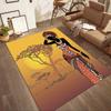 African Heritage Elegance Floor Mats for Living Room, Bedroom and Room Decoration Are Suitable for Gifts.
