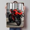 Мотоцикл Panigale Печатный плакат Индивидуальное настенное искусство Ретро Винтажные металлические жестяные таблички для дома Дома Ванной Комнаты Предметы Декора Офиса