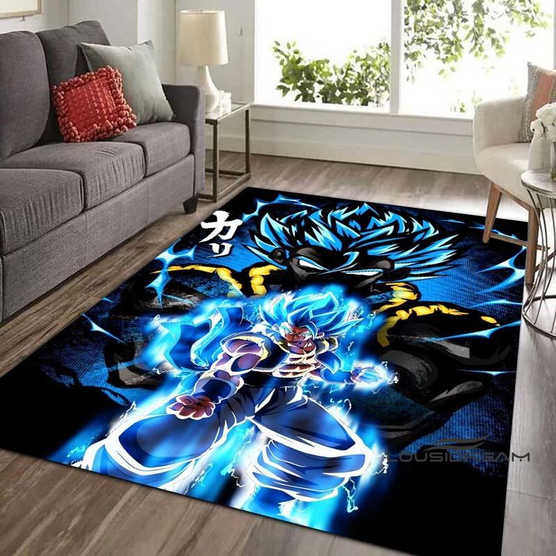 Коврик Dragon Ball Берус, Бог Разрушения, Подходит для Спален, Гостиных и Балконов; Нескользящий коврик для пола.
