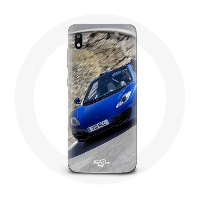 Coque - McLaren - Samsung Galaxy A10 - Formule 1 - Souple - Sportif - Bleu