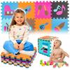 Children's foldable foam puzzle mat for the floor to play with for a first birthday