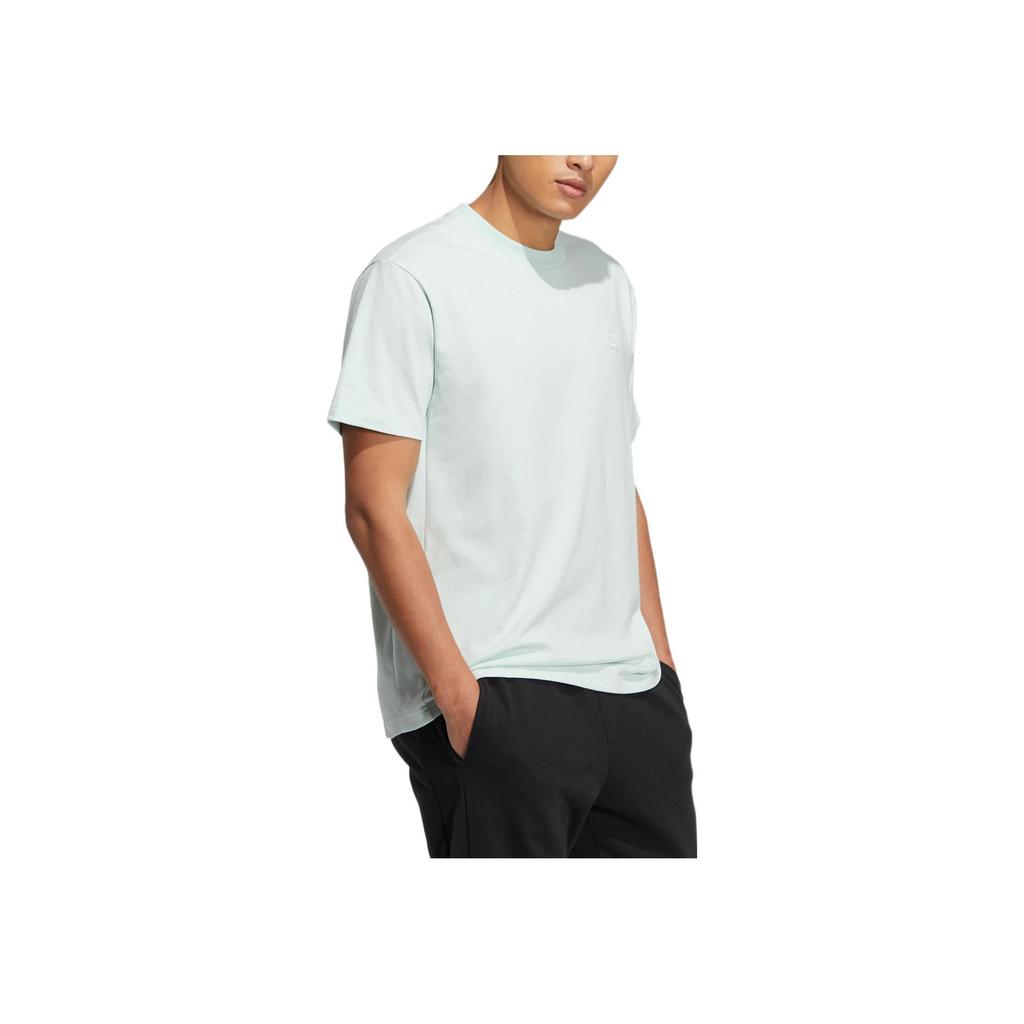 adidas Футболка Neo Solid Color Crew Neck Sports унисекс Tops Green HS6814