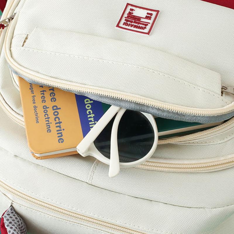 Набор из 5 школьных рюкзаков для студентов Начало учебного сезона Корейская мода Рюкзаки для средней школы Большая вместимость Набор из двух сумок