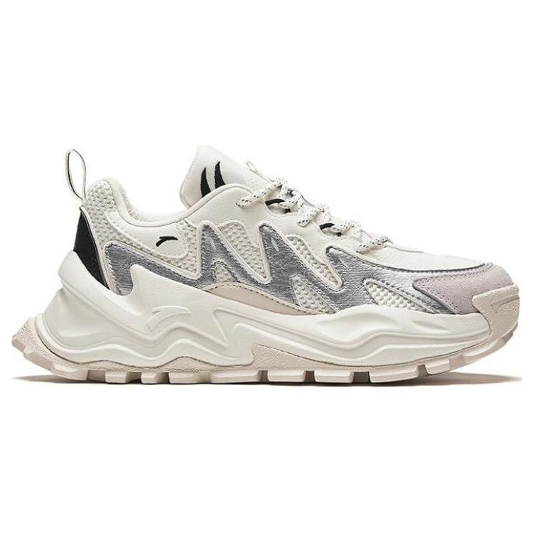 Anta Горячие круглые носки удобные амортизирующие нескользящие низкие повседневные туфли унисекс кроссовки белые 912348886-8