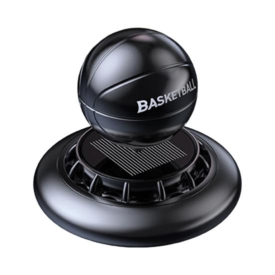 Car Perfume Long-lasting Car Ornament Basketball Design Solar Powered Car Aromatherapy for Van