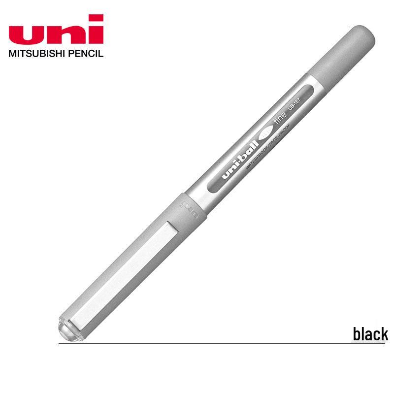 Шариковая ручка UNI Mitsubishi UB-157, черные чернила, 0,7 мм, для офиса и студенческой подписи