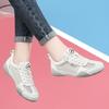 Дизайнерская спортивная обувь для женщин 2025 для зала, милые, удобные и элегантные белые кроссовки на плоской подошве, для бега, модные, повседневные, теннисные, женские