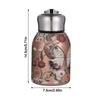 304 Stainless Steel Water Bottle Double Wall Coffee Mug Cute Vacuum Handy Cup  Office