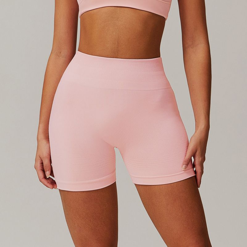 Fashion Seamless Tight High Waist Yoga Shorts Peach Hip Raise Women's Fitness Shorts Outdoor Running Shorts Sexy