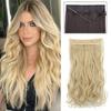 Длинные волнистые волосы синтетические невидимые накладные волосы натуральные скрытые секретные накладные волосы для женщин ежедневное использование