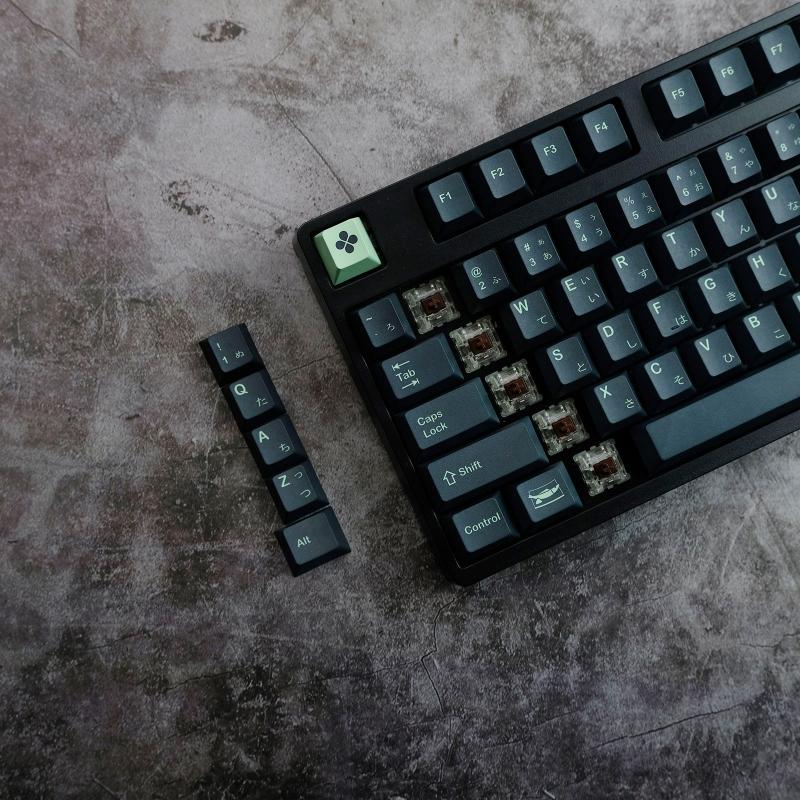 142 клавиши васаби горчица колпачки PBT сублимационные красители персонализированные колпачки для механической клавиатуры MX для клавиши