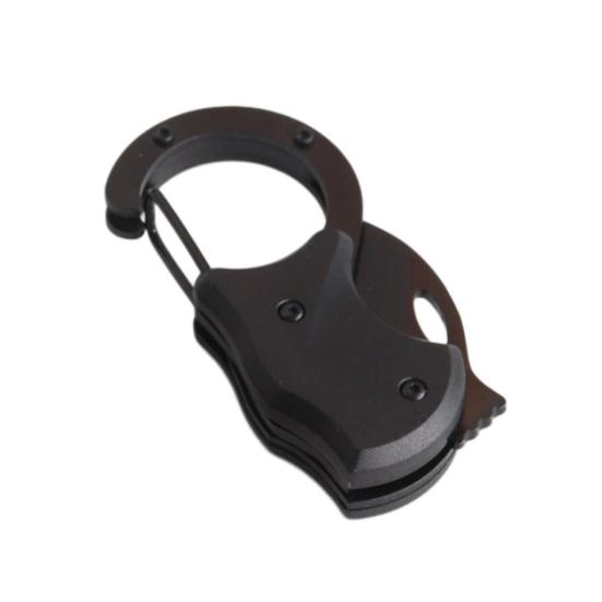 Mini Cutter Sharp Blade Drop-resistant Foldable Anti-rust Stainless Steel Backpack Hanging Mini Cutter