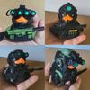 Desktop Tactical Decoration Night Vision Duck Figurine, Cool Military Statue, Desk Decor for Gamers Collectible Figure Collectors, 4 Colors Available,