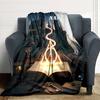 Custom Name Harry Potter Night blanket for Couch & Bed, Plush Cozy Fuzzy Blanket Super Soft & Warm Blankets for Fall and Winter. 090881