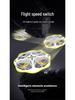 H158 Gravity-Sensing Stunt UFO: LED Mini Remote-Control Flying Saucer with Obstacle Avoidance