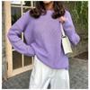 Basic Women Winter Oversized Knit Pullover Warm Thick Sweaters Jumpers O Neck Sweater