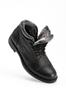 Men's Fashion Genuine Leather Thick Heeled Booties Bootie Cold And Waterproof Daily Zipper Boots Shoes