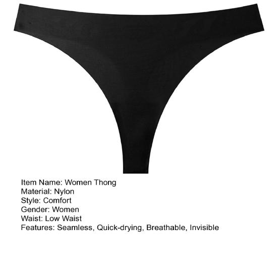 Бесшовные женские стринги с низкой талией, незаметные, для тренировок, сексуальные, эластичные, мягкие, дышащие