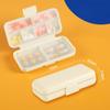 7-grid Medicine Box with Magnetic Buckle Foldable 7-day 1-week Pill Independent Packaging and Storage Small Medicine Box Unisex