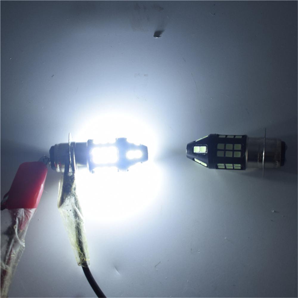 2 шт. 5-сторонние светодиодные лампы H6M P15D 2835 40SMD для фар, комплект для квадроцикла Honda ATC350X