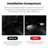 Futhope светодиодное освещение под креслом, неразрушающая установка для Tesla Model Y 18-23, видимый светильник для ног автомобиля в ночное время