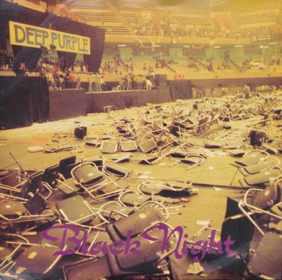 7-дюймовая пластинка DEEP PURPLE - Black Night HAR5210 Harvest 1980 UK Рок Б/У