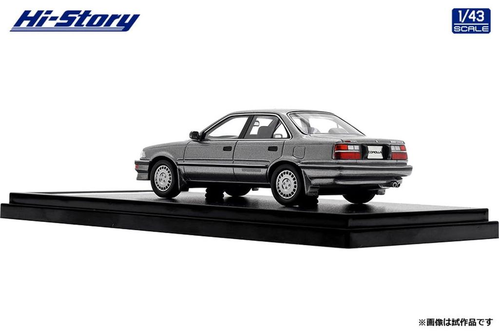 Hi Story Toyota Corolla Sedan GT Серый металлик Готовый продукт 1/43 (1987)
