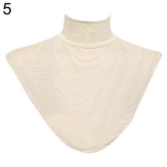 Женский модальный ложный воротник хиджаб мусульманский исламский однотонный защита шеи шарф-петля EMA