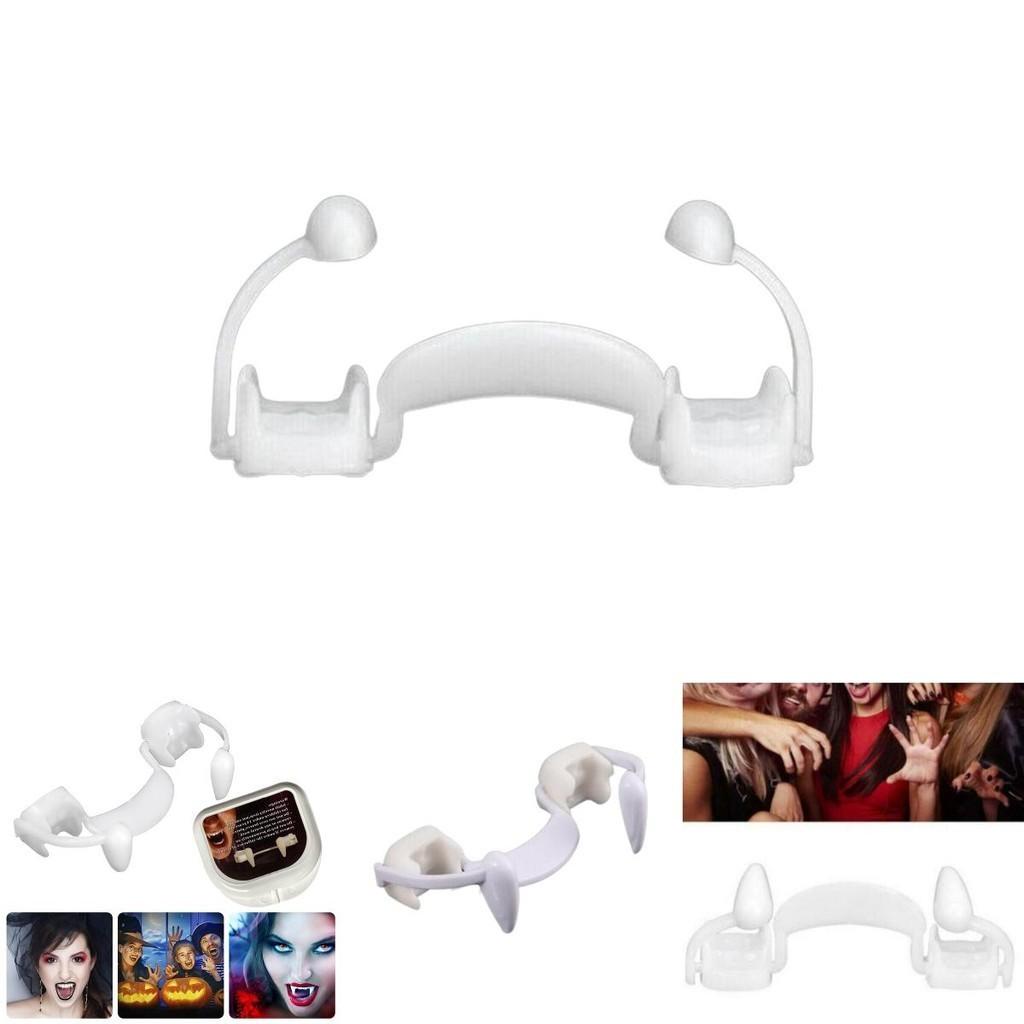 Хэллоуин Вампирские Клыки Зубы Реалистичные И Многоразовые С Коробкой Для Хранения