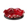 Plastic New Year Snack Tray Round Nut Tray Multifunctional 360° Rotating Fruit Plate  Living Room