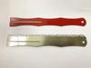 Silver & Red Long Radius Ruler for Fret Wire, Starting at 0.08 Inches - Musical Instrument Accessory.