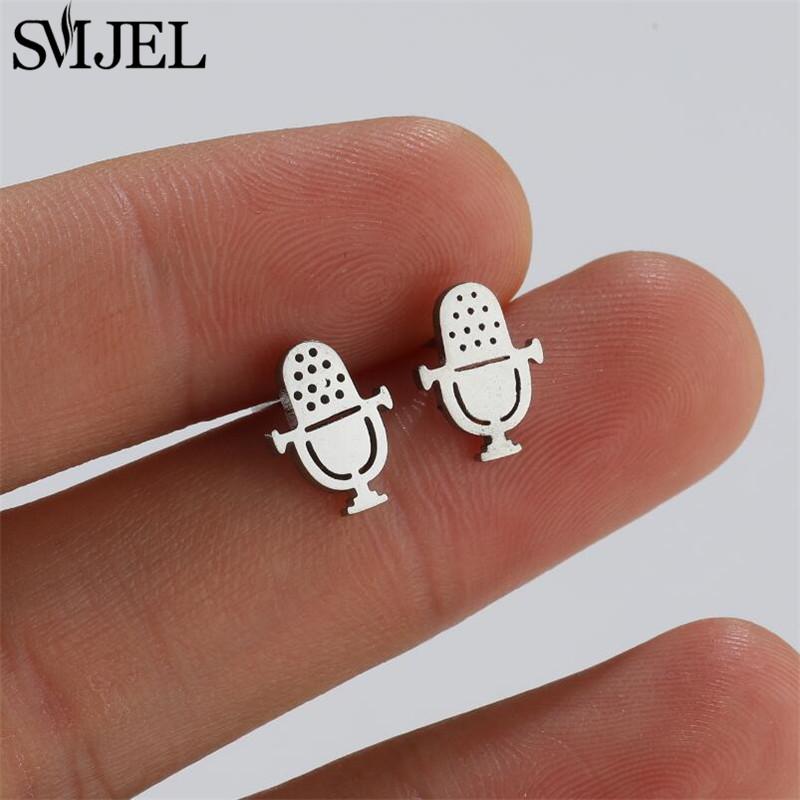 2026 Stainless Steel Geometric Stud Earrings for Women Star Sun Moon Earings Fashion Jewelry Angel Wing Ghost Ear Pendientes