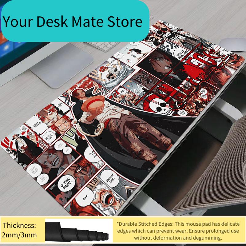 One Piece Shanks Mouse Pad Large Gamer XXL Keyboard Desk Mouse Mat Mouse Pads Carpet Rubber Tapis Souris Gaming Notbook Mousepad
