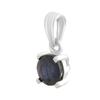 Серебряная подвеска с сапфиром 0.643ct (2143291)
