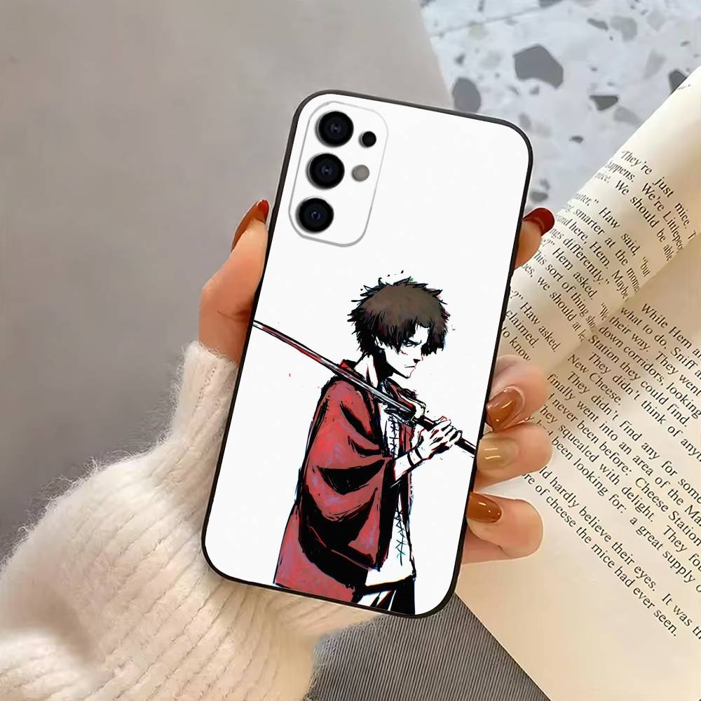 S-Samurais C-Champloo-SC-ES Чехол для телефона Черный Силиконовый Мягкий Для Samsung S25,S24,S21,S22,S23,S30,Ultra,S20,Plus,Fe,Lite