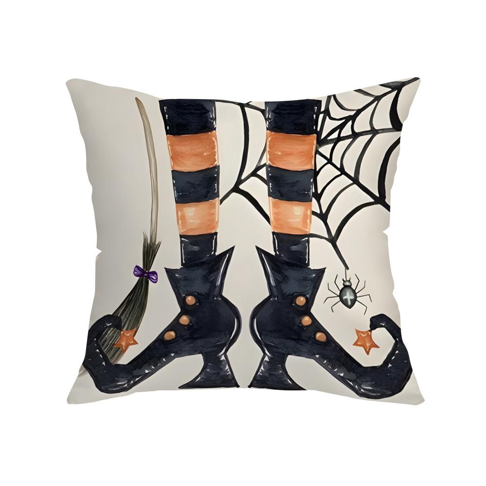 New Single-sided Printing Halloween Pumpkin Pillow Cushion Cover Sofa Living Room Corridor Decorative Back Cushion Cover