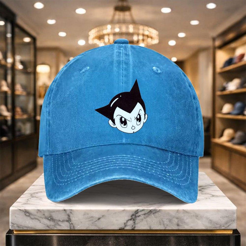 Astro Boy Baseball Cap Adjustable Casual Hat for Outdoor Sports Street Style