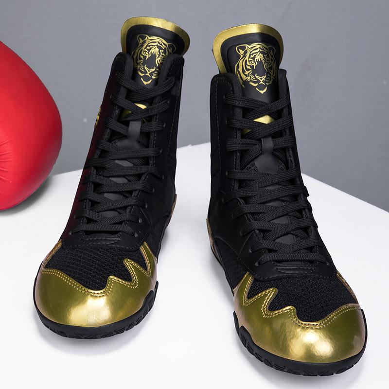 Унисекс боксерские ботинки Противоскользящие ботинки для борьбы Боевые боксерские ботинки Мужские ботинки для верховой езды Мотоциклетные ботинки Женские ботинки для соревнований по борьбе