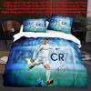 Football Star 3d Bedding Set Quilt Duvet Cover Pillowcase Single Double Uk Gift