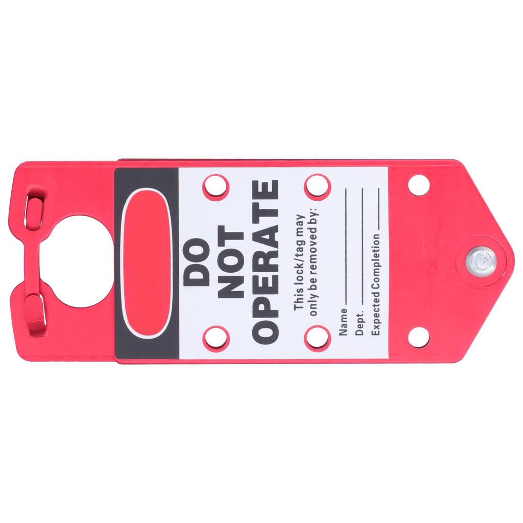 Lockout Hasp Portable Point Controlled Splicing Repeatable Label Porous Lockout Tagout Hasp