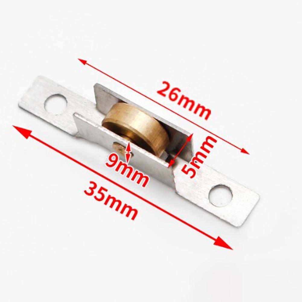 10 шт. оконный шкив для раздвижной двери, роликовый шкаф, роликовое колесо, шкаф из алюминиевого сплава, оконный экран, шкив, мебельная фурнитура