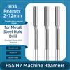 Shank Diameter Chucking Reamer Straight Flute Machining Tool Tool H7 Reamer  Metal Machining
