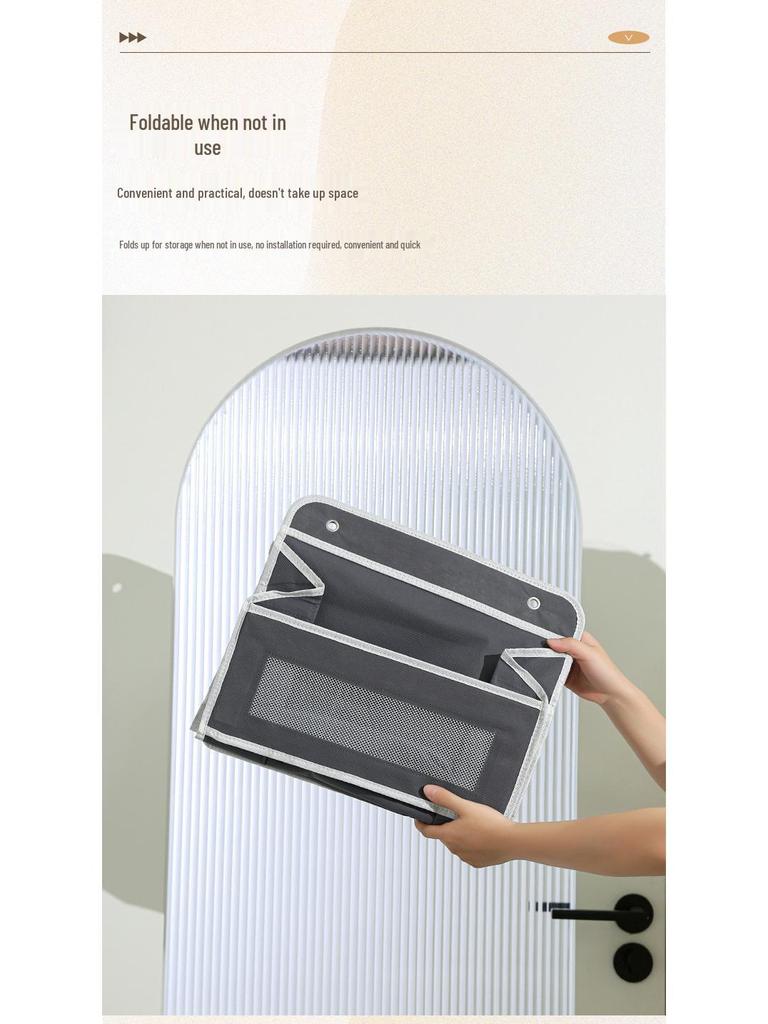 Настенная складная подвесная сумка для хранения с окошком - Большая вместимость для игрушек и мелочей