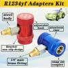 NEW R134A/R1234YF Freon H/L Auto Car Quick Coupler Connector Brass Adapters Air Conditioning Refrigerant Adjustable