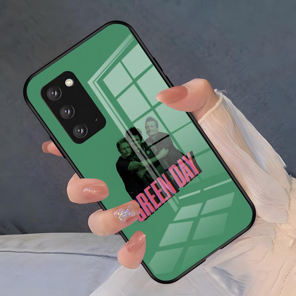 Чехол для телефона Green Day Для Samsung S26 S25 Plus S20 S20 Plus S22 Ultra S23 FE S21 Plus S21 Ultra Стеклянная крышка