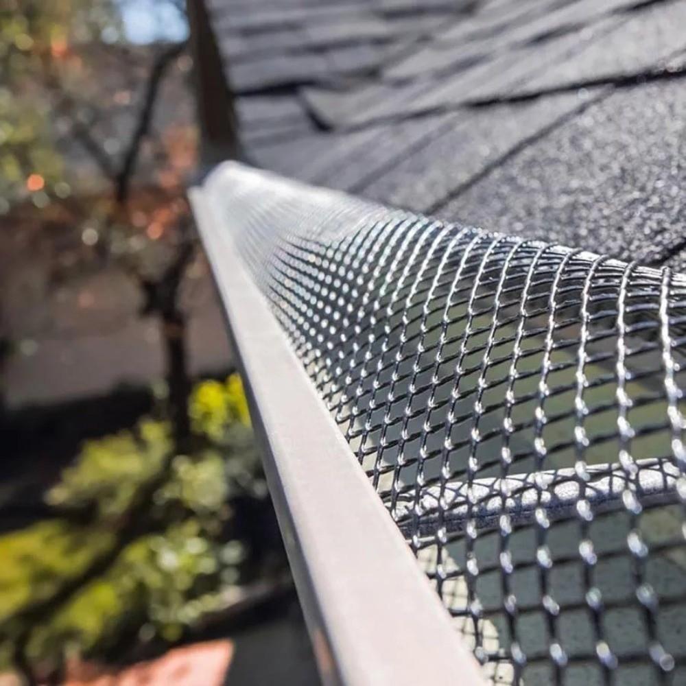 Randomly Cut Gutter Guard Filter Prevent Blockages Gutter Mesh Leaf Mesh Guards Gutter Protection