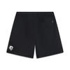 Li Ning Bad Five Basketball Series Solid Color Mid Waist Drawstring Breathable Versatile Straight Leg Sports Shorts Men Shorts AKSV871-1