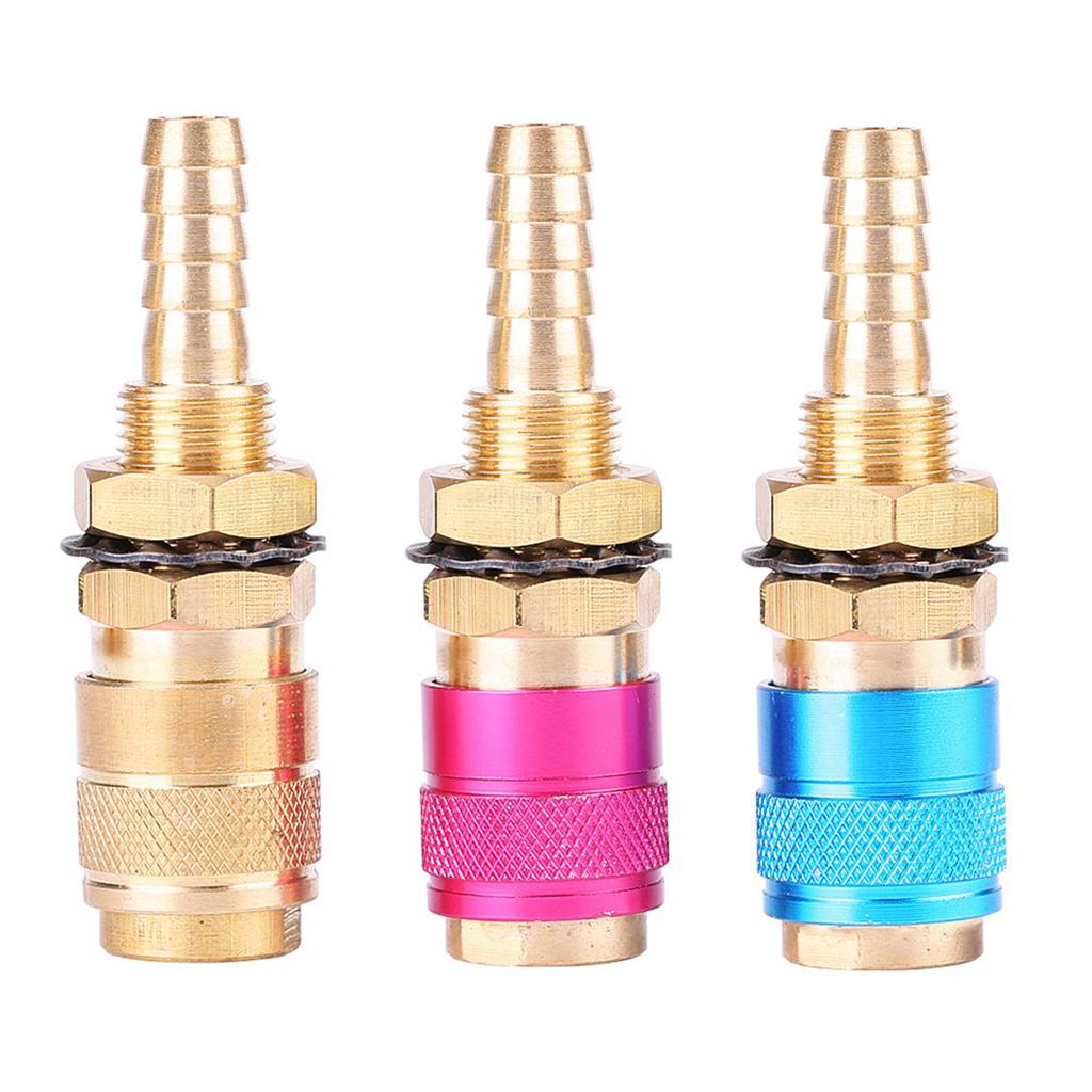 Водоохлаждаемый газовый адаптер Быстроразъемное соединение Фитинг Для TIG сварочной горелки и MIG сварочной горелки Разъем Паяльные принадлежности