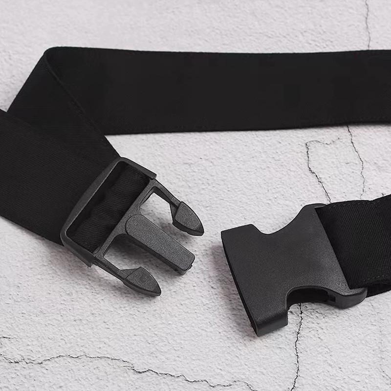 Регулируемый широкий ремень в стиле Techwear с карманом для телефона Женская уличная повседневная декоративная поясная сумка